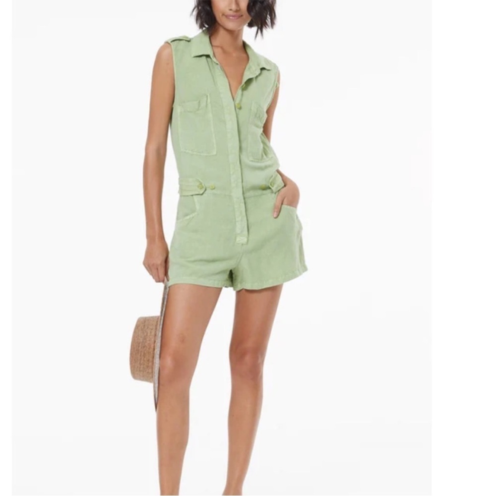 Young Fabulous &  Broke Bayleaf Pigment Romper